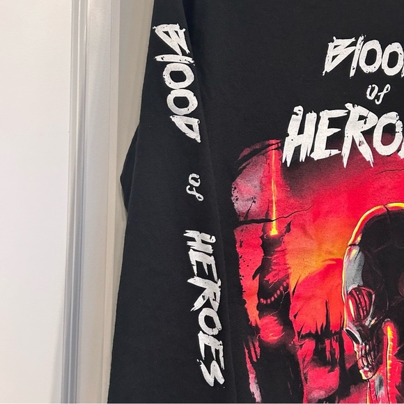 Blood of Heroes Men’s Long Sleeve T-shirt Size M - Picture 3 of 8